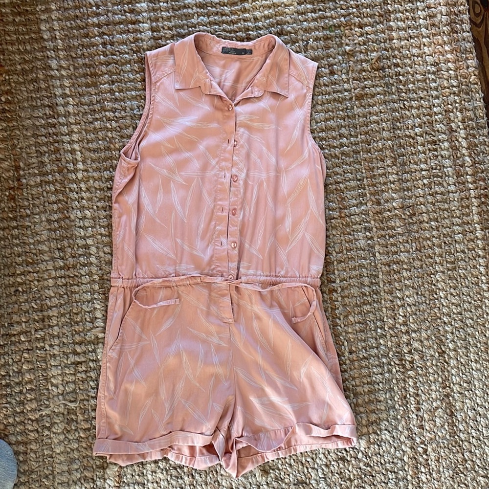 Prana Weekend Escape Tencel Sleeveless Romper Medium